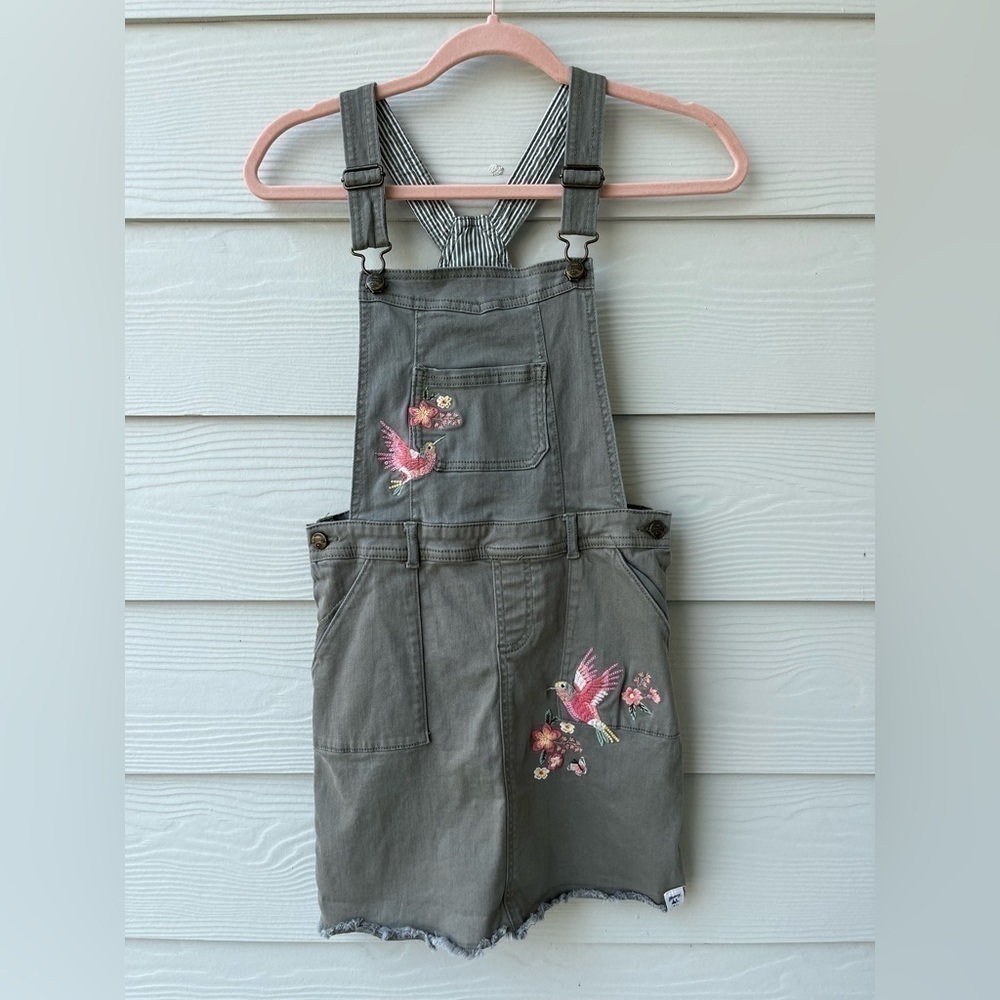 Montaray Girls Overalls Embroidered Dress